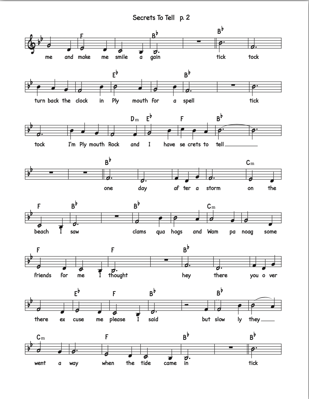 Lyrics preview page 2