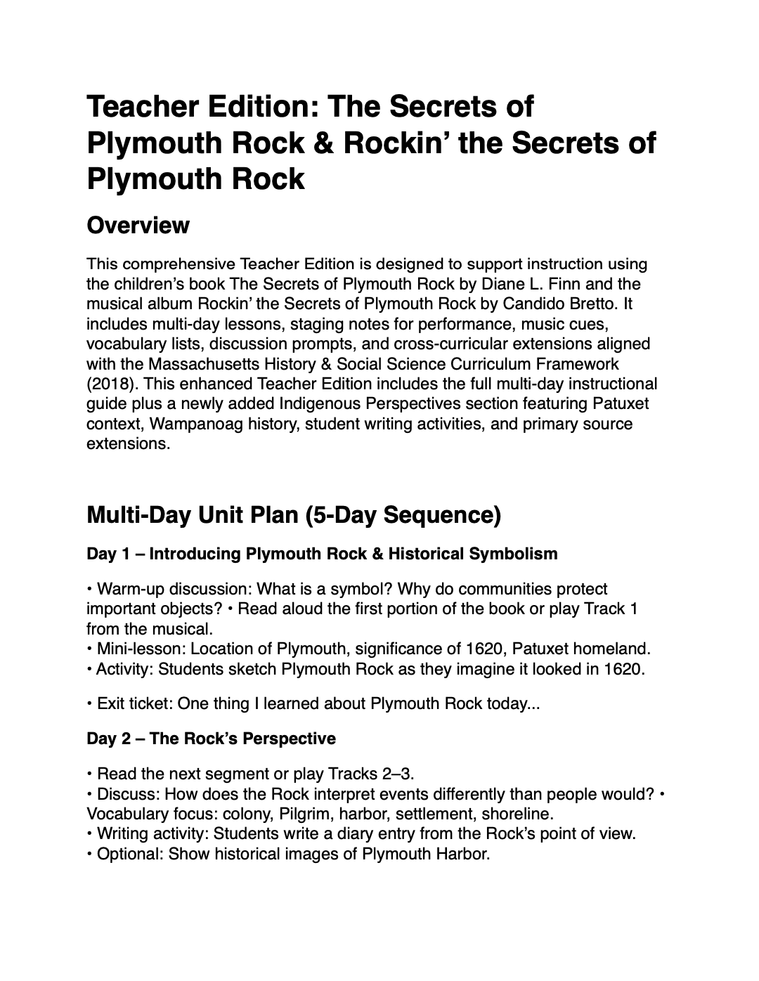 Teacher guide preview page 1